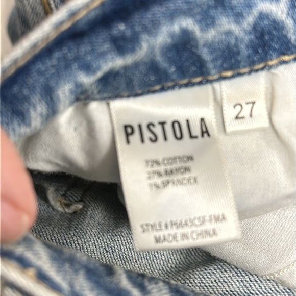 PISTOLA Light Wash Denim Jeans Size  27 - Picture 14 of 15